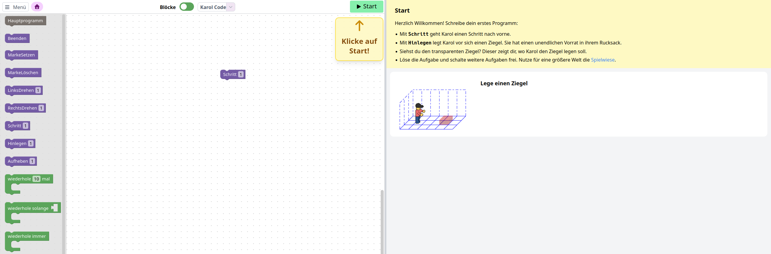 Robot Karol Online